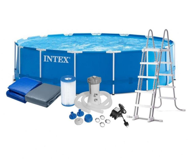 INTEX Basen stelażowy ogrodowy 457x122 cm - 526387 - zdjęcie